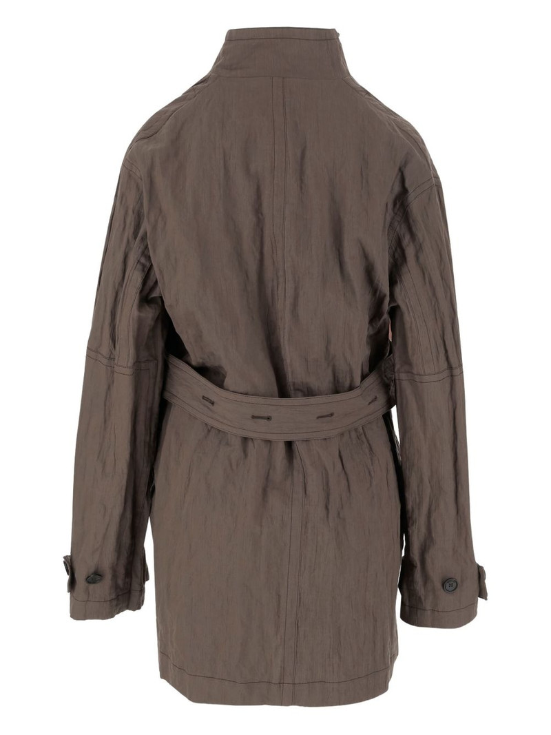FERRAGAMO pocket-detail belted jacket outlook
