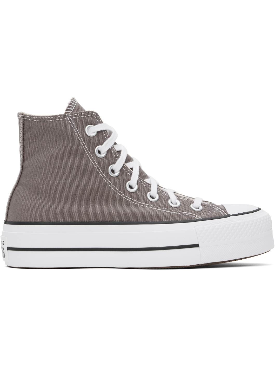 Taupe Chuck Taylor All Star Lift Platform High Top Sneakers - 1