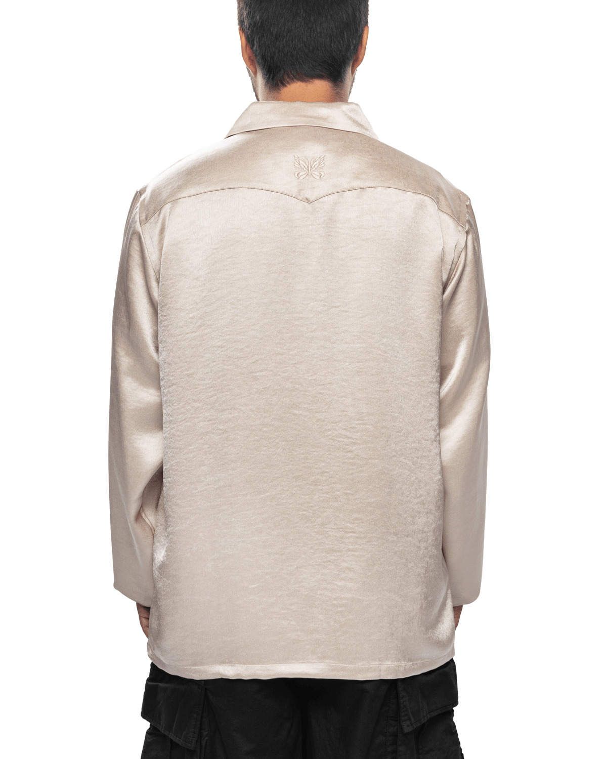 L/S Cowboy One-Up Shirt 'Beige' - 3