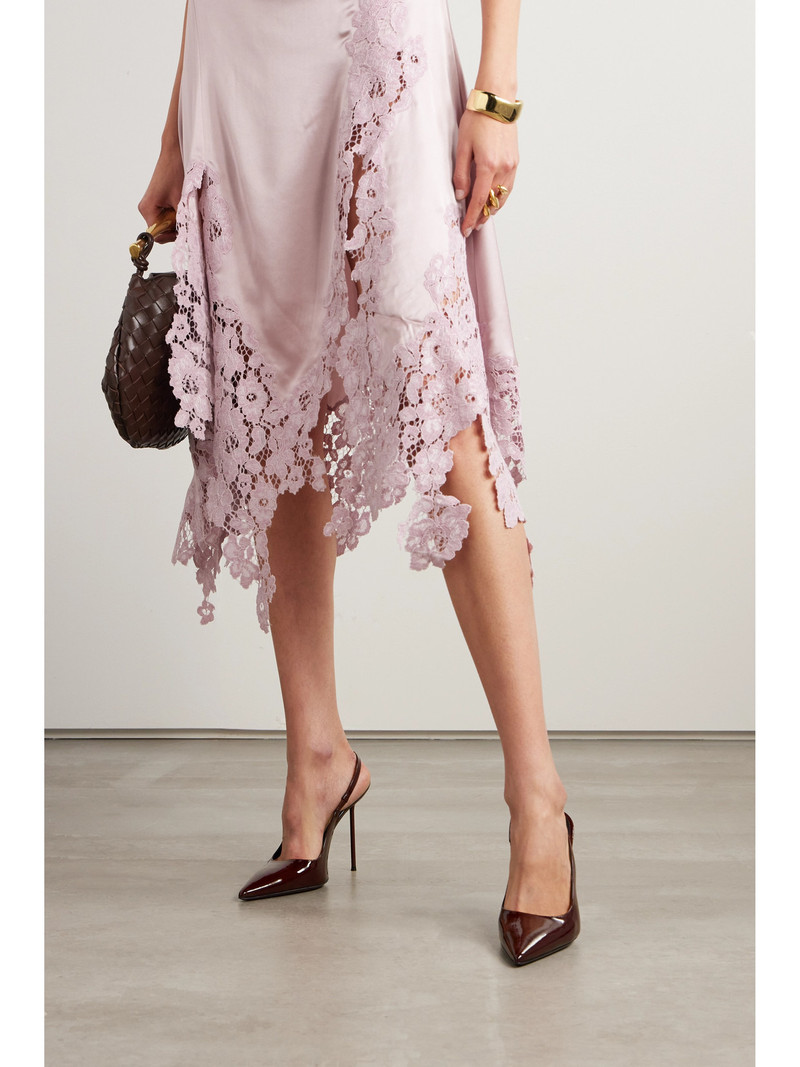 PARIS TEXAS Lidia Patent-leather Slingback Pumps outlook