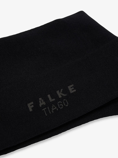 FALKE Tiago ribbed stretch-organic cotton-blend crew socks outlook