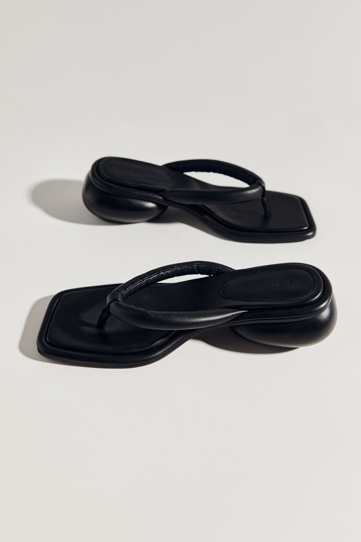 Flip Flop Dome Heel - Black - 5