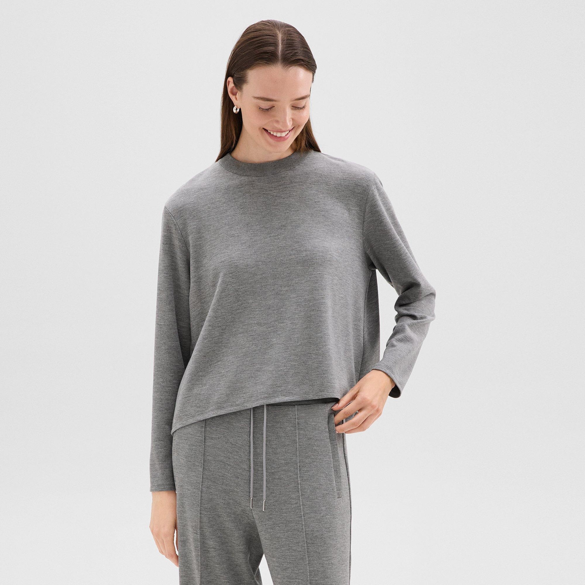 A-Line Sweatshirt in Double-Knit Jersey - 3