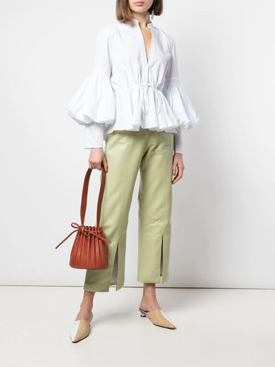 Mansur Gavriel pleated bucket bag outlook