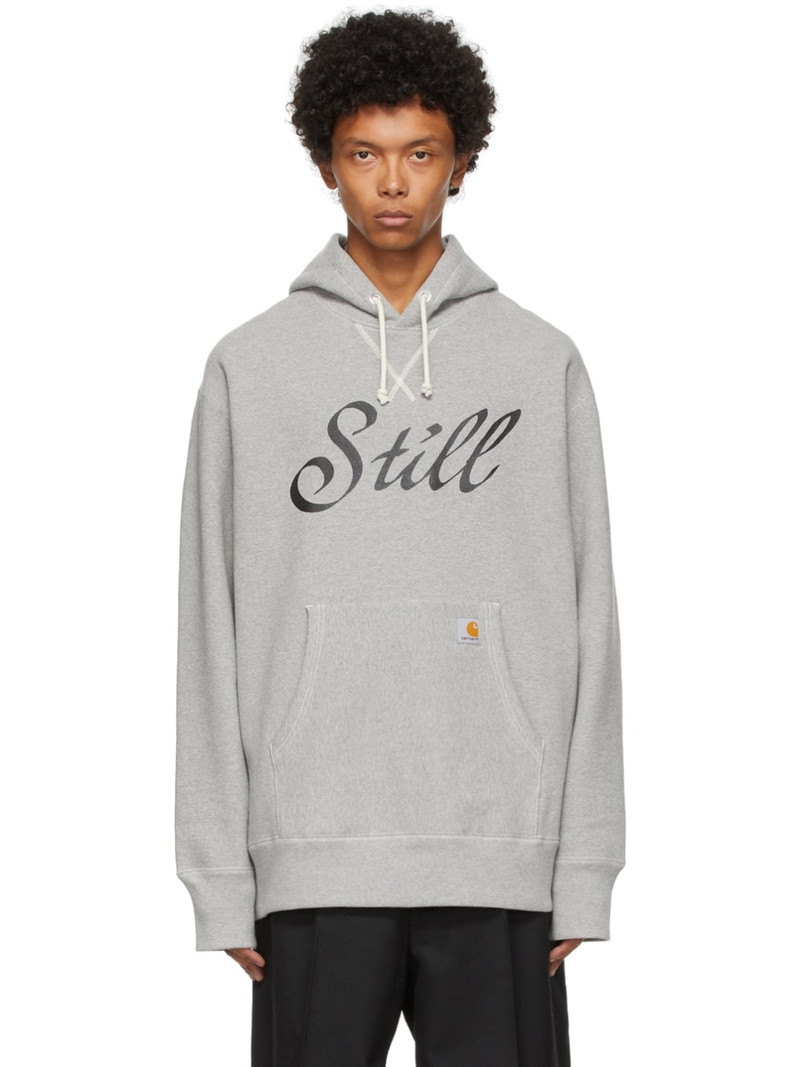 Grey Carhartt Edition Script Hoodie 1