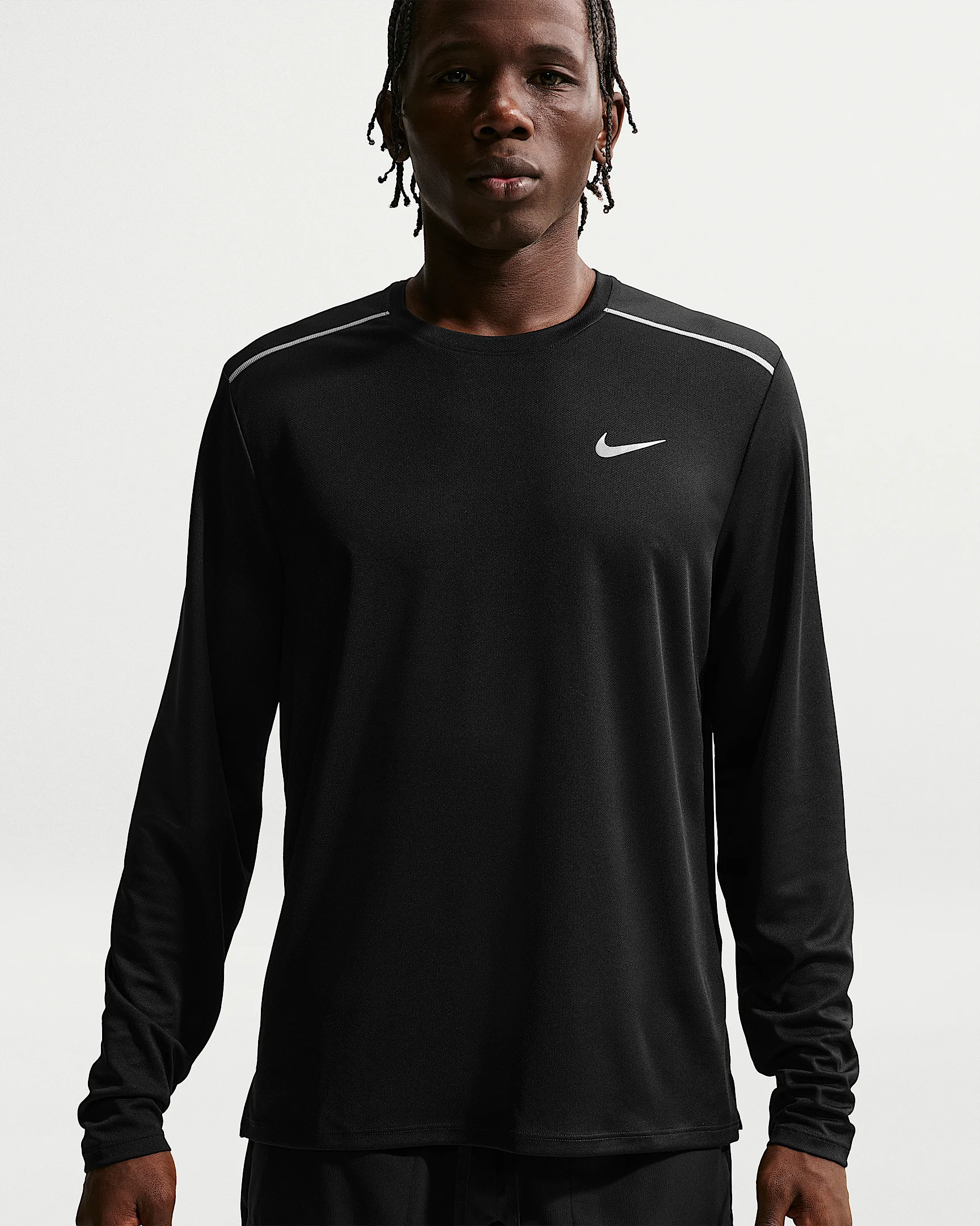 Nike Miler Men's Dri-FIT Long-Sleeve Running Top - 1