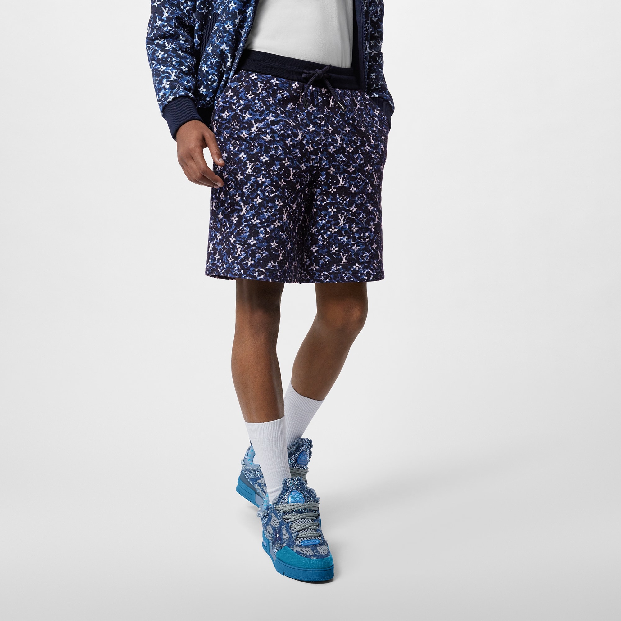 Monogram Cotton Shorts - 4