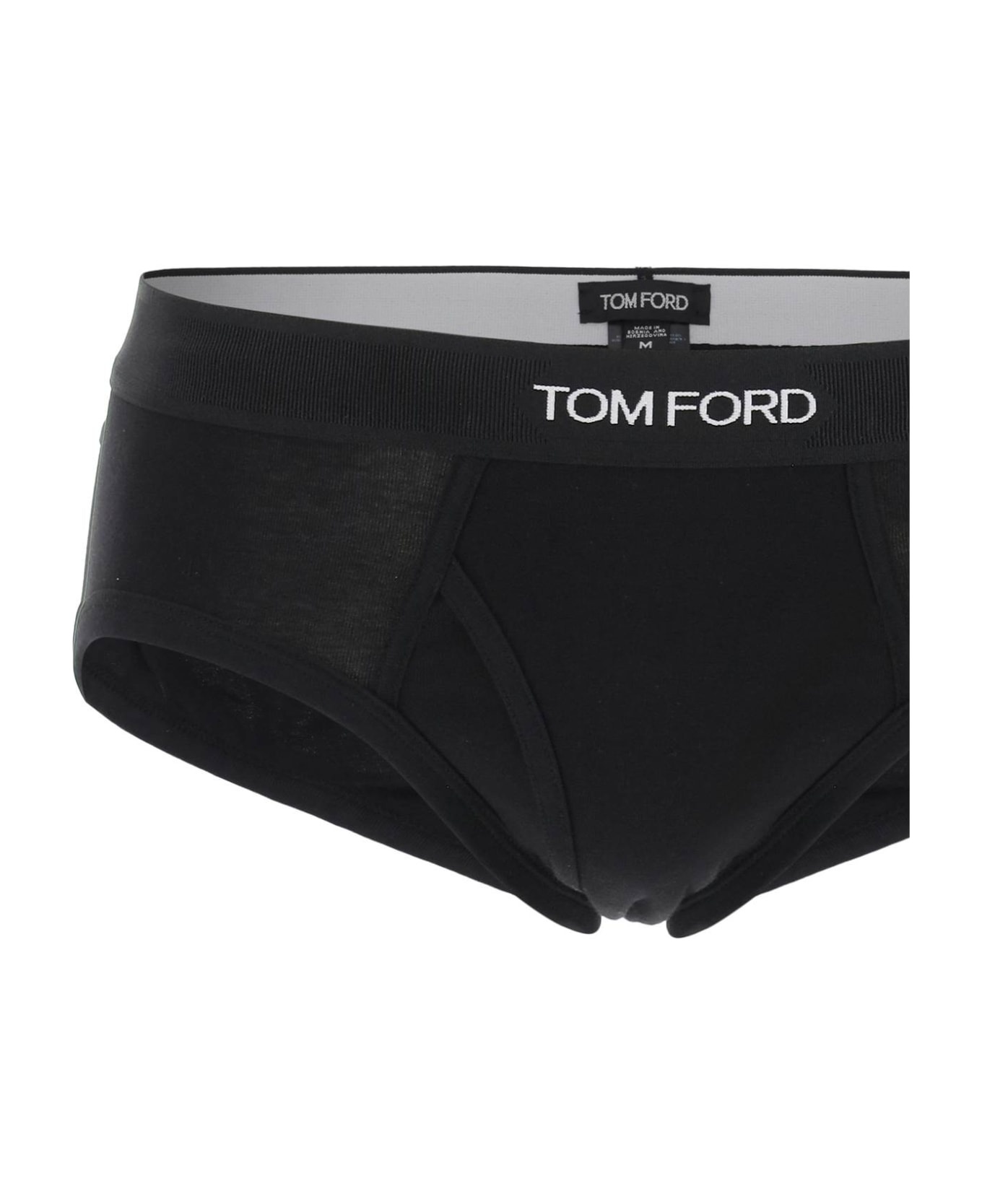 Cotton Briefs With Elastic Band - 3