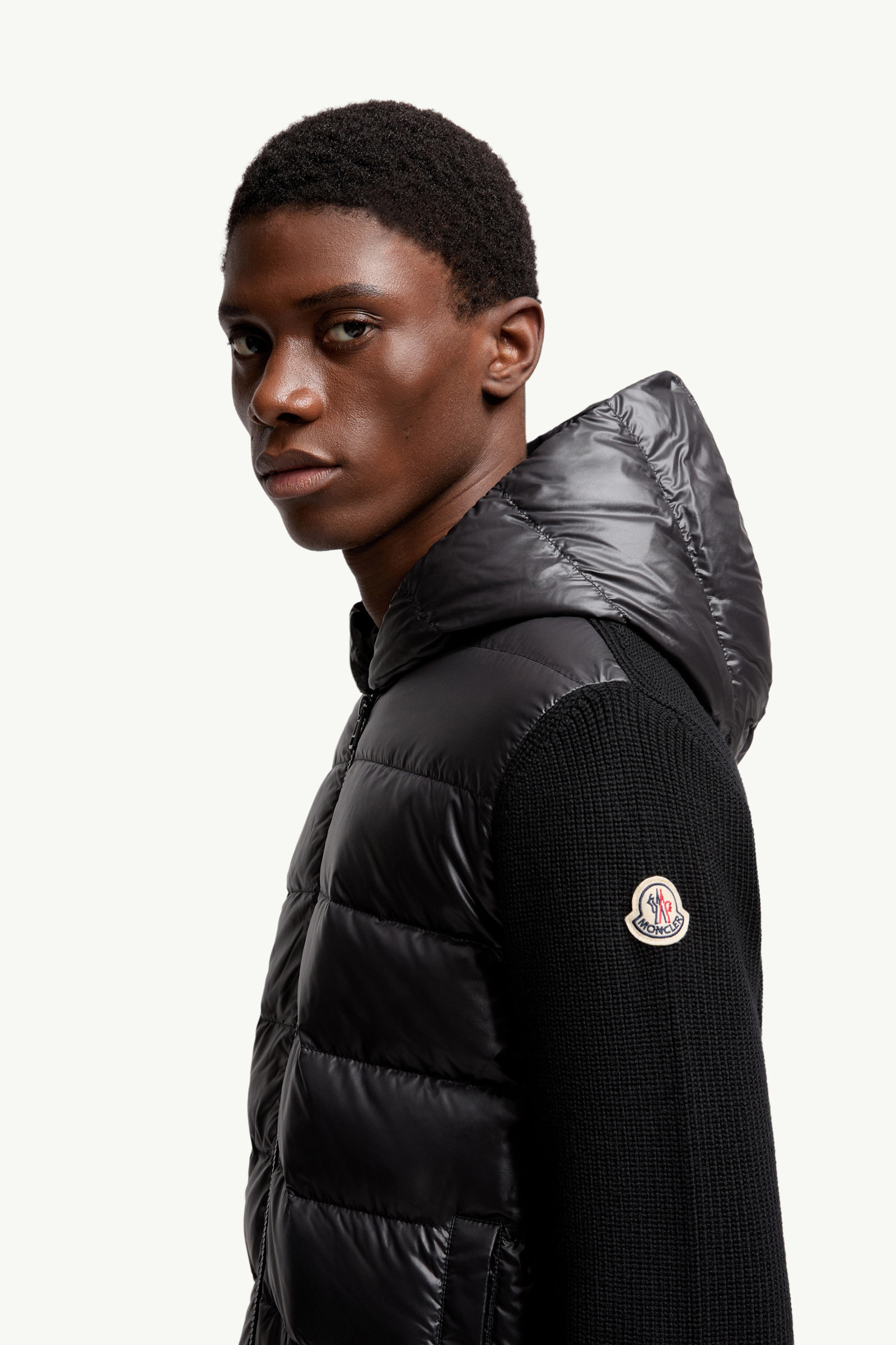Padded Wool Zip-Up Hoodie - 4