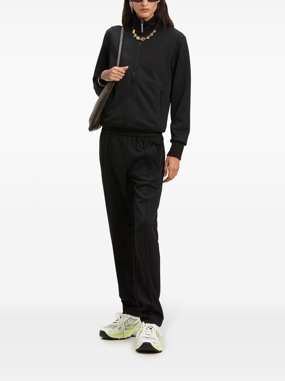 Logo zipped track jacket - 4