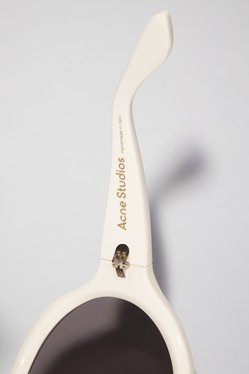 Acetate sunglasses - Black/white 6