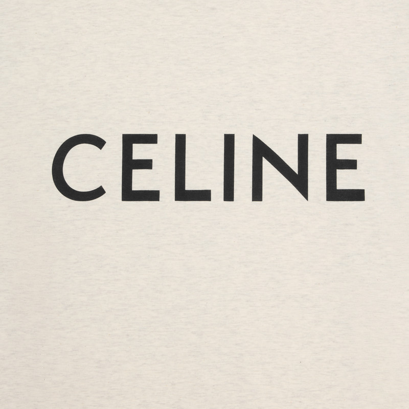 celine loose T-shirt in cotton jersey 4