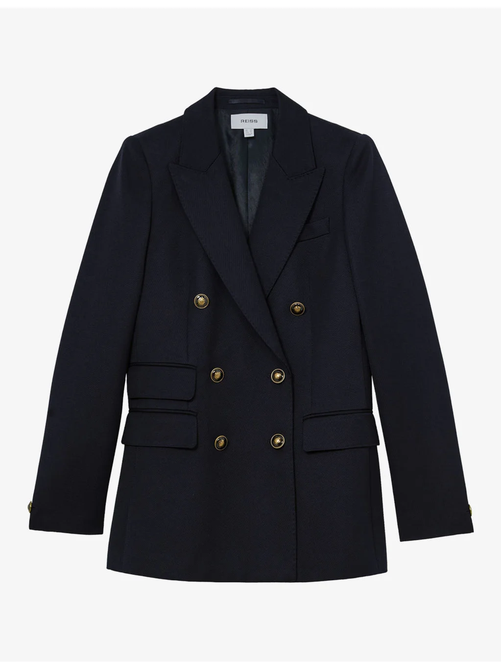 Lauryn Double-Breasted Wool-Blend Blazer - 1