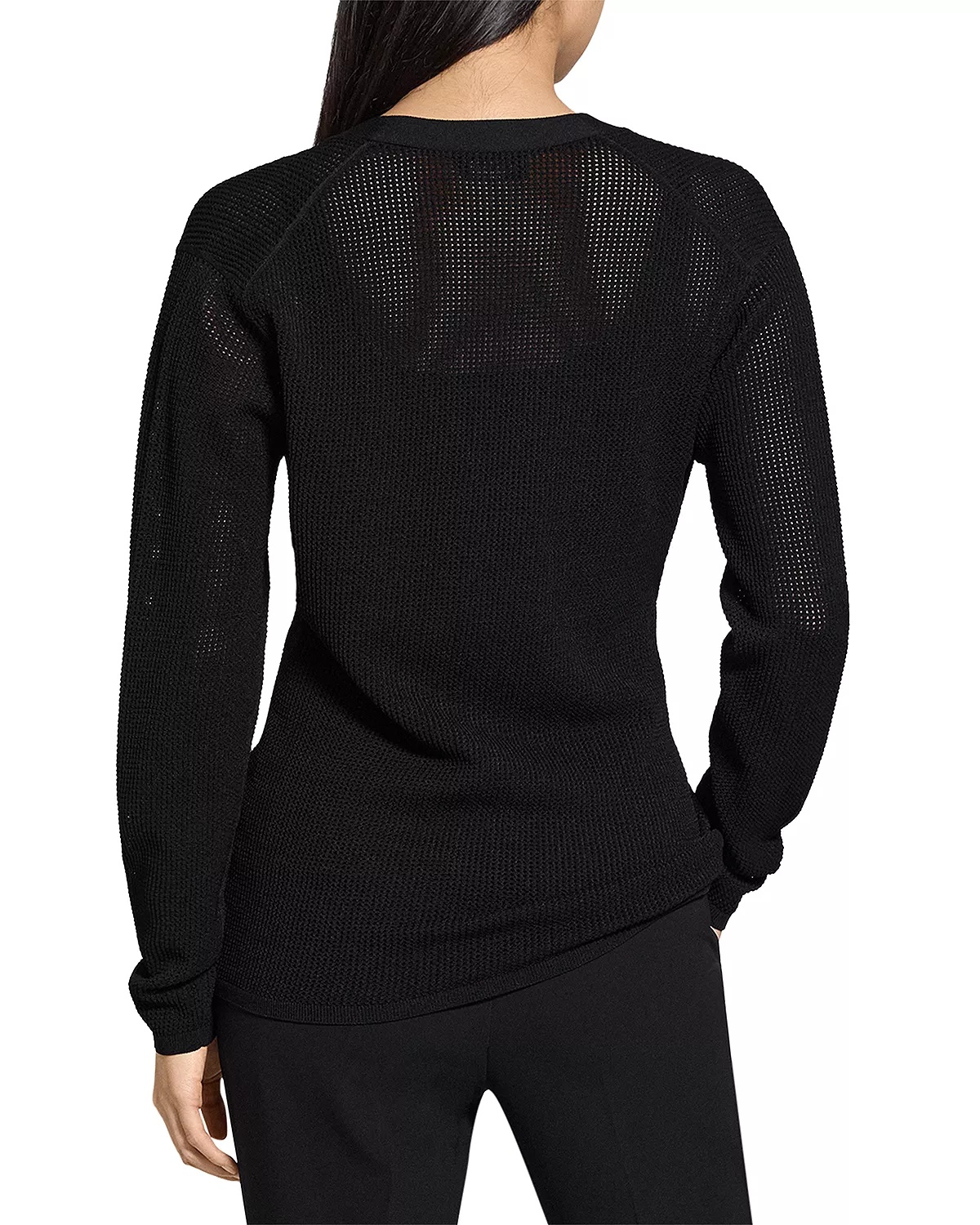 V Neck Cardigan Sweater - 3
