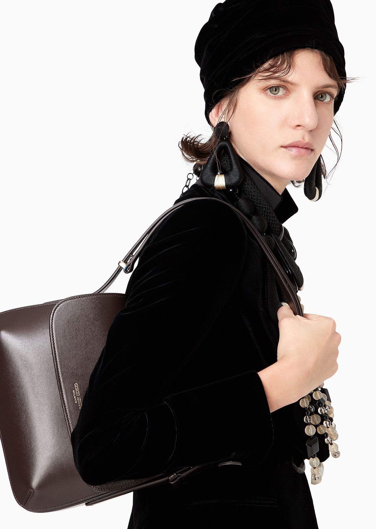Large palmellato leather La Prima bag - 6