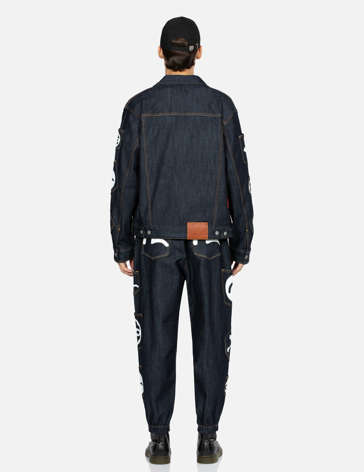 MULTI-POCKET LOOSE FIT DENIM JOGGER PANTS - 5