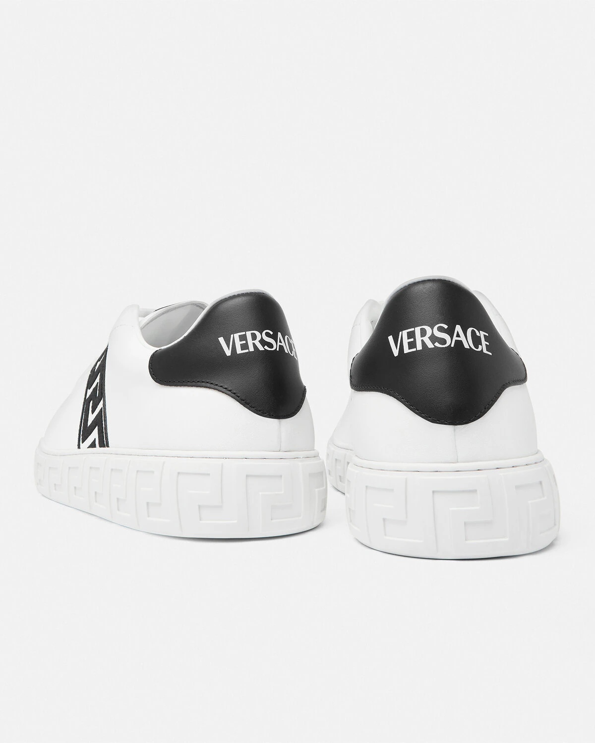 Embroidered Greca Sneakers - 6