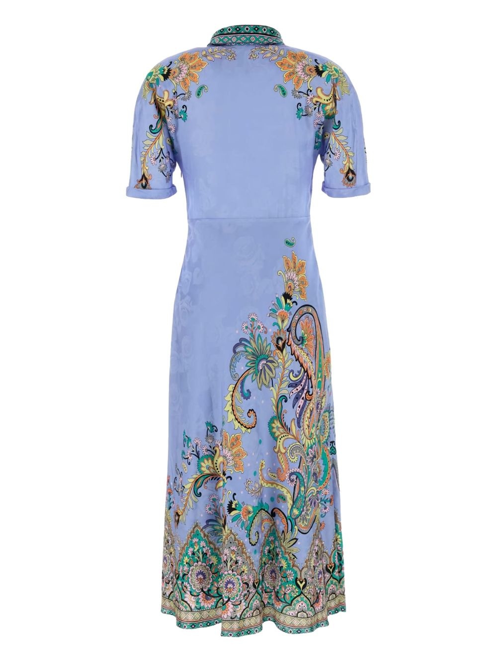 tied-neck floral-print dress - 2
