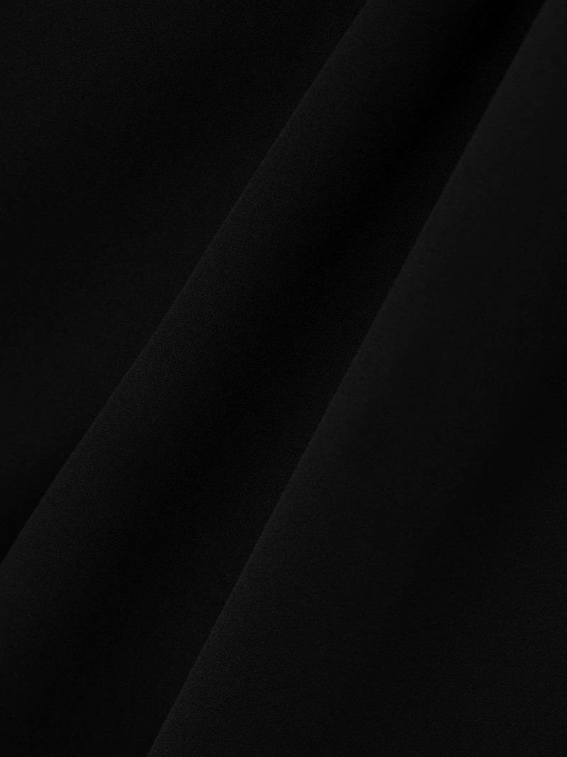 Casini gathered crepe halterneck gown 4