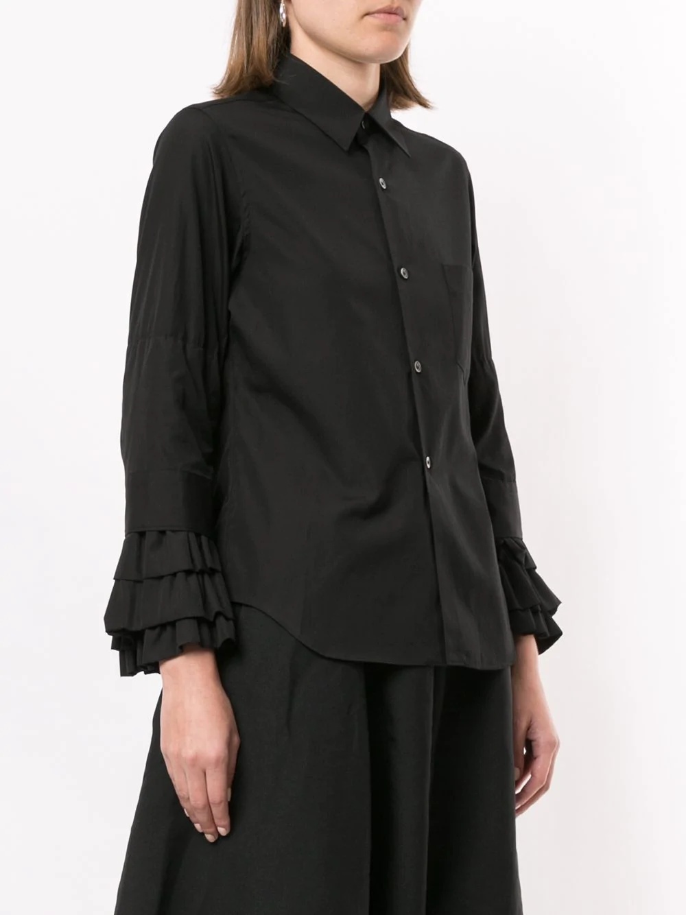 ruffled-cuff shirt - 3