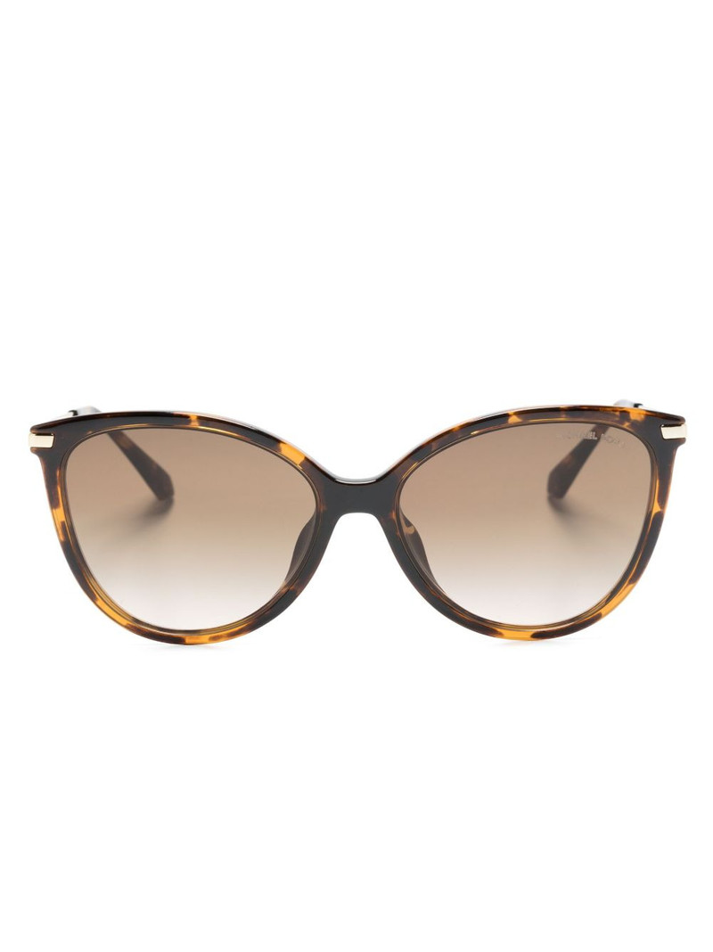 tortoiseshell-effect cat-eye sunglasses 1