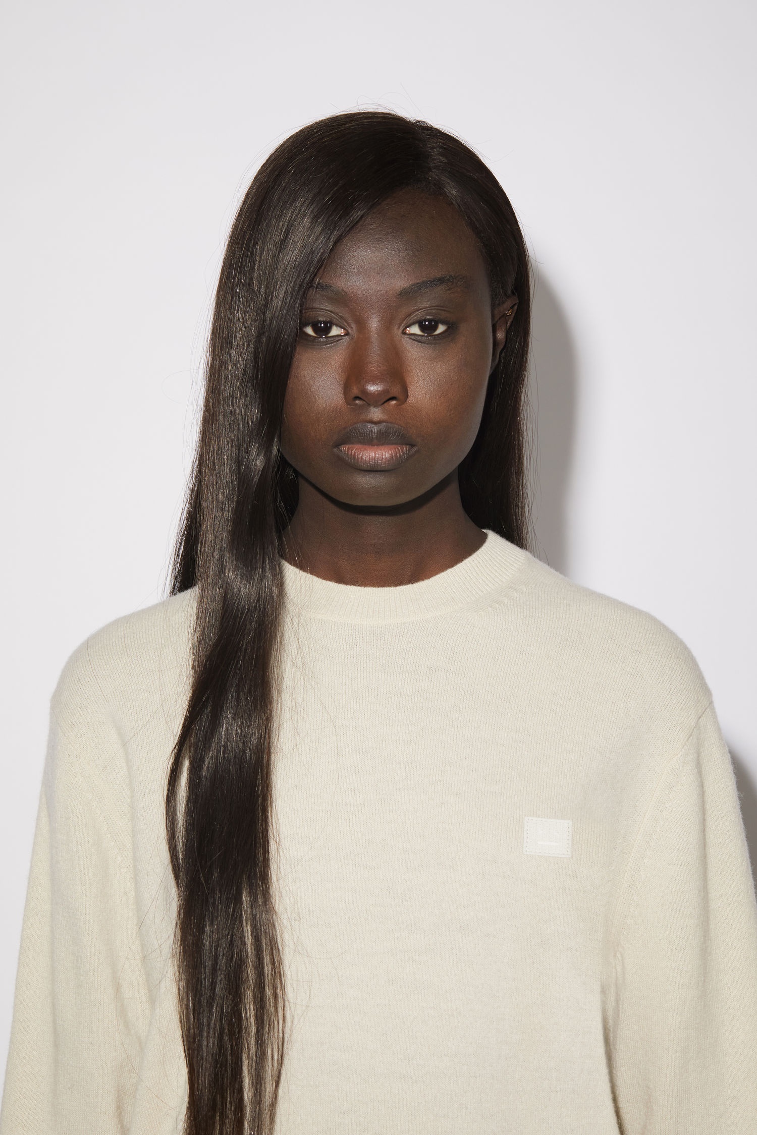 Crew neck sweater - Cream beige - 5
