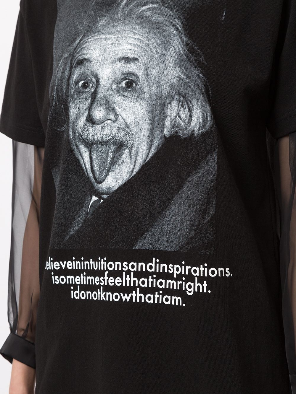 Einstein graphic-print T-Shirt  - 5