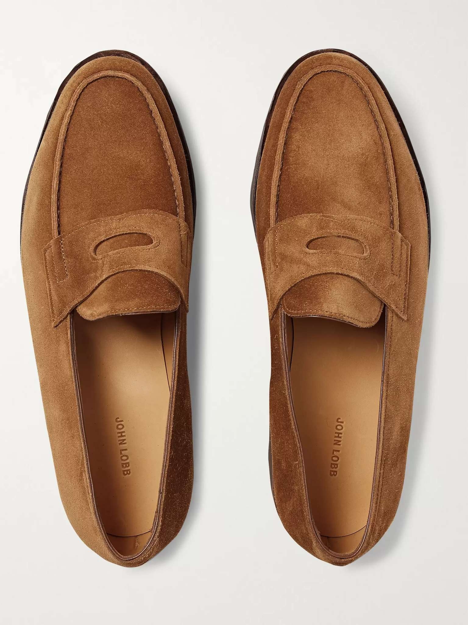 Lopez Suede Penny Loafers - 8