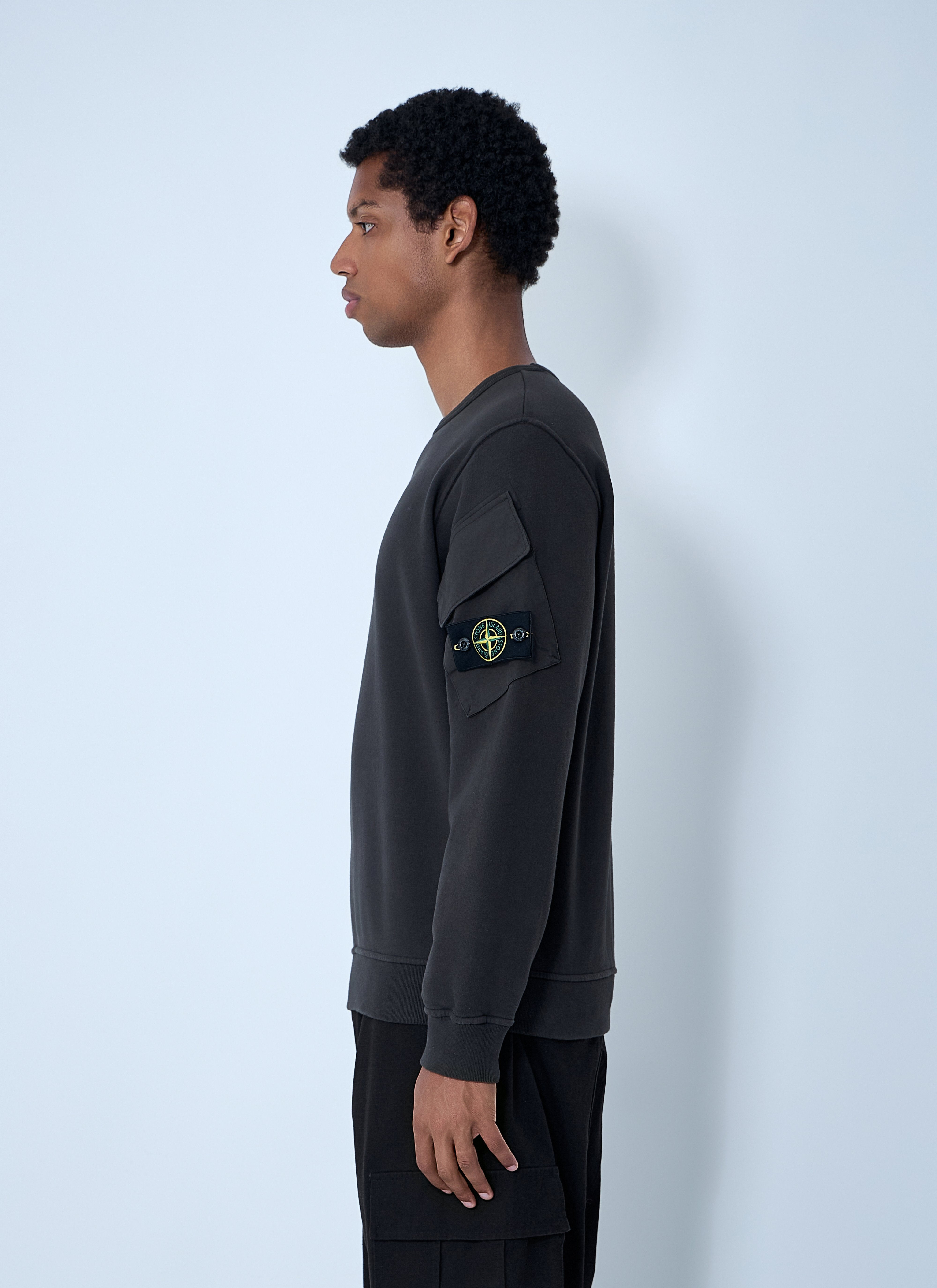 Stone Island Men Logo Patch Sweater - 3