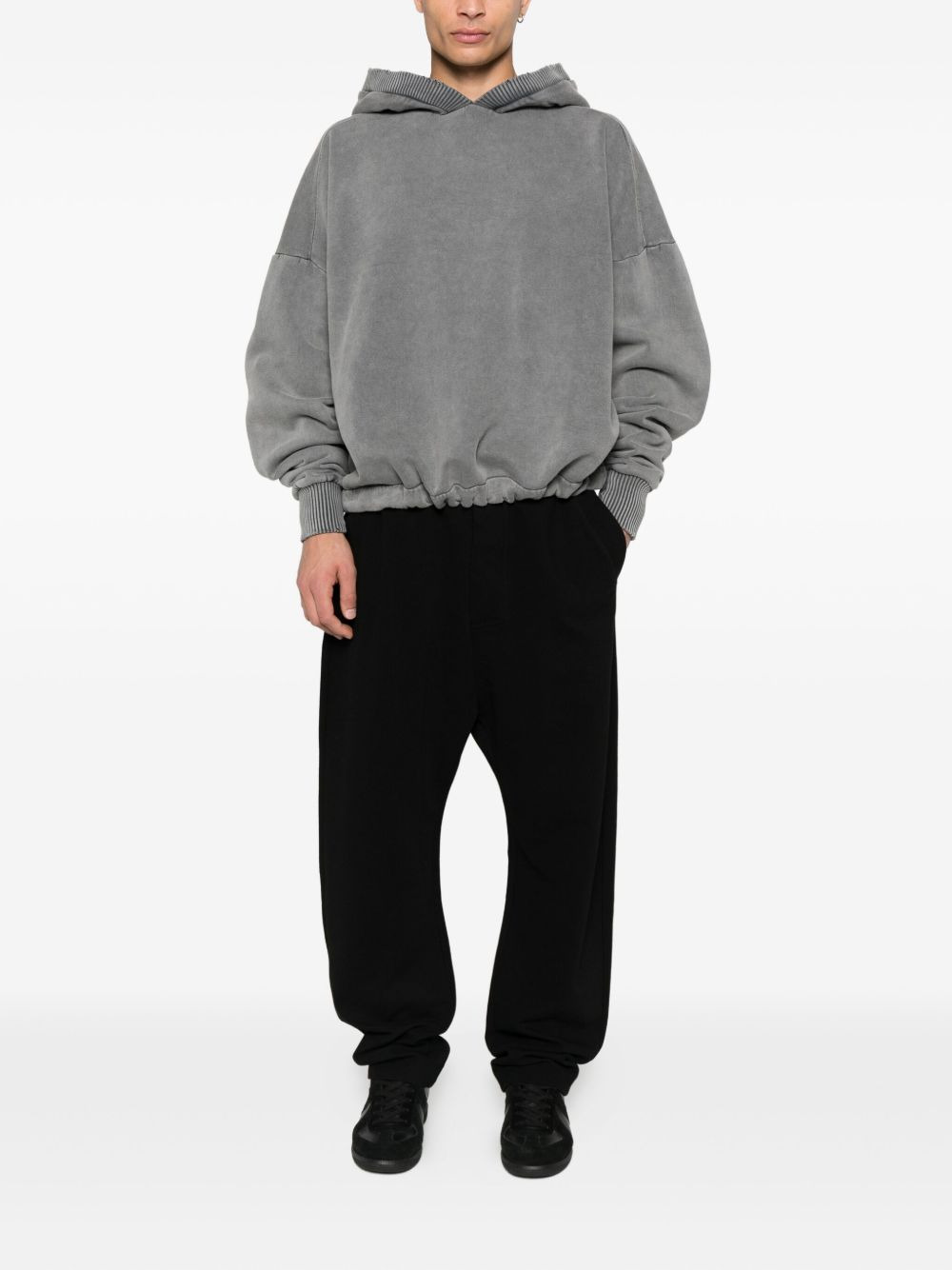 drawstring-hem hoodie - 2