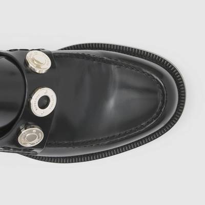 Burberry Logo Detail Leather Loafers outlook
