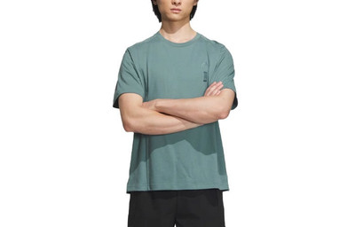adidas adidas Wuji T-Shirts 'Teal' IX4291 outlook