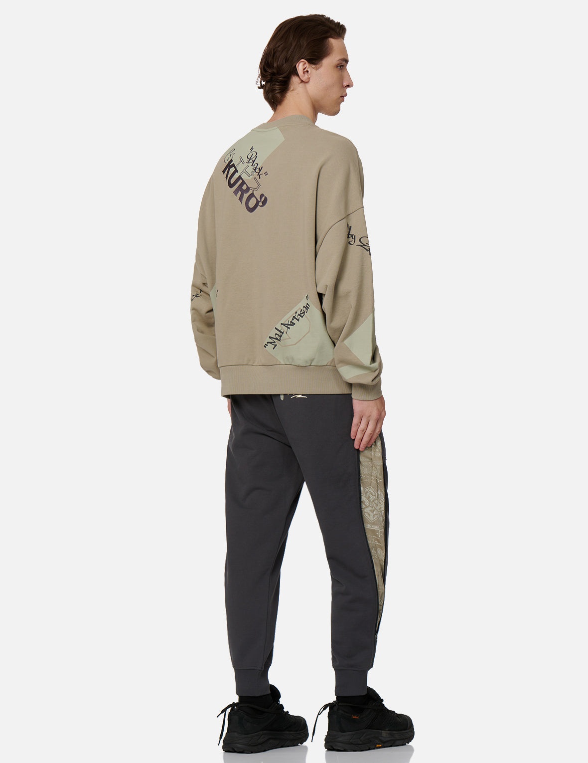Quotation Mark Print Sweatshirt - 3