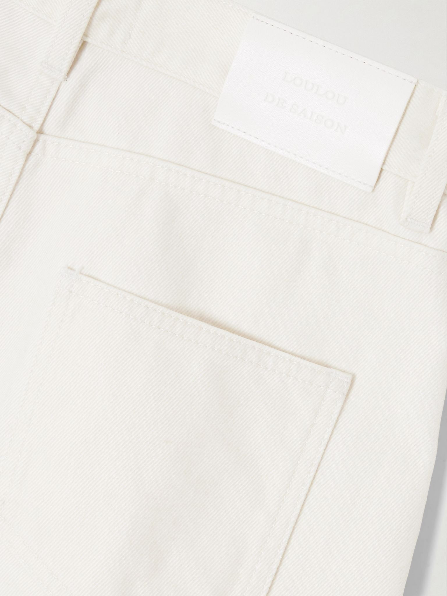 Asmar high-rise straight-leg jeans Cream - 6