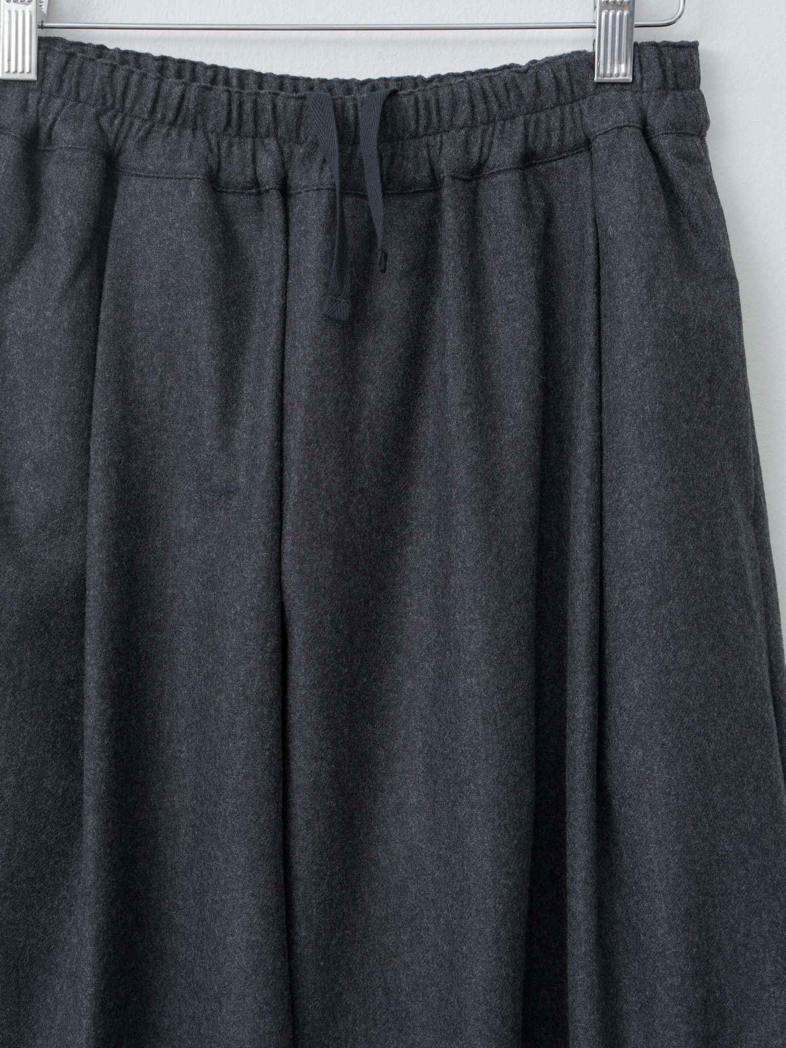 The Baker Trouser - Wool Cash Flannel Charcoal - 3
