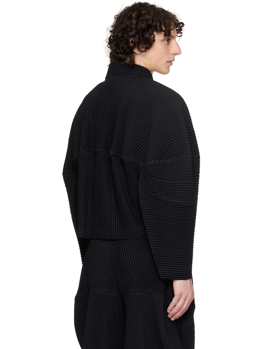 Black Kinetic Sculpture Jacket - 3