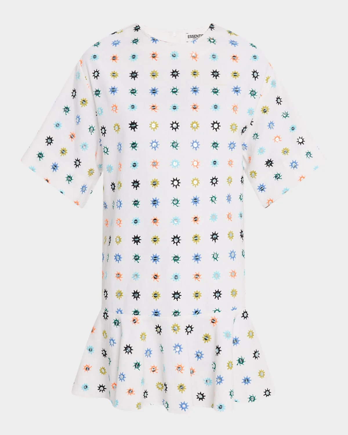 Iherko Mirror Embroidered Mini Dress - 1