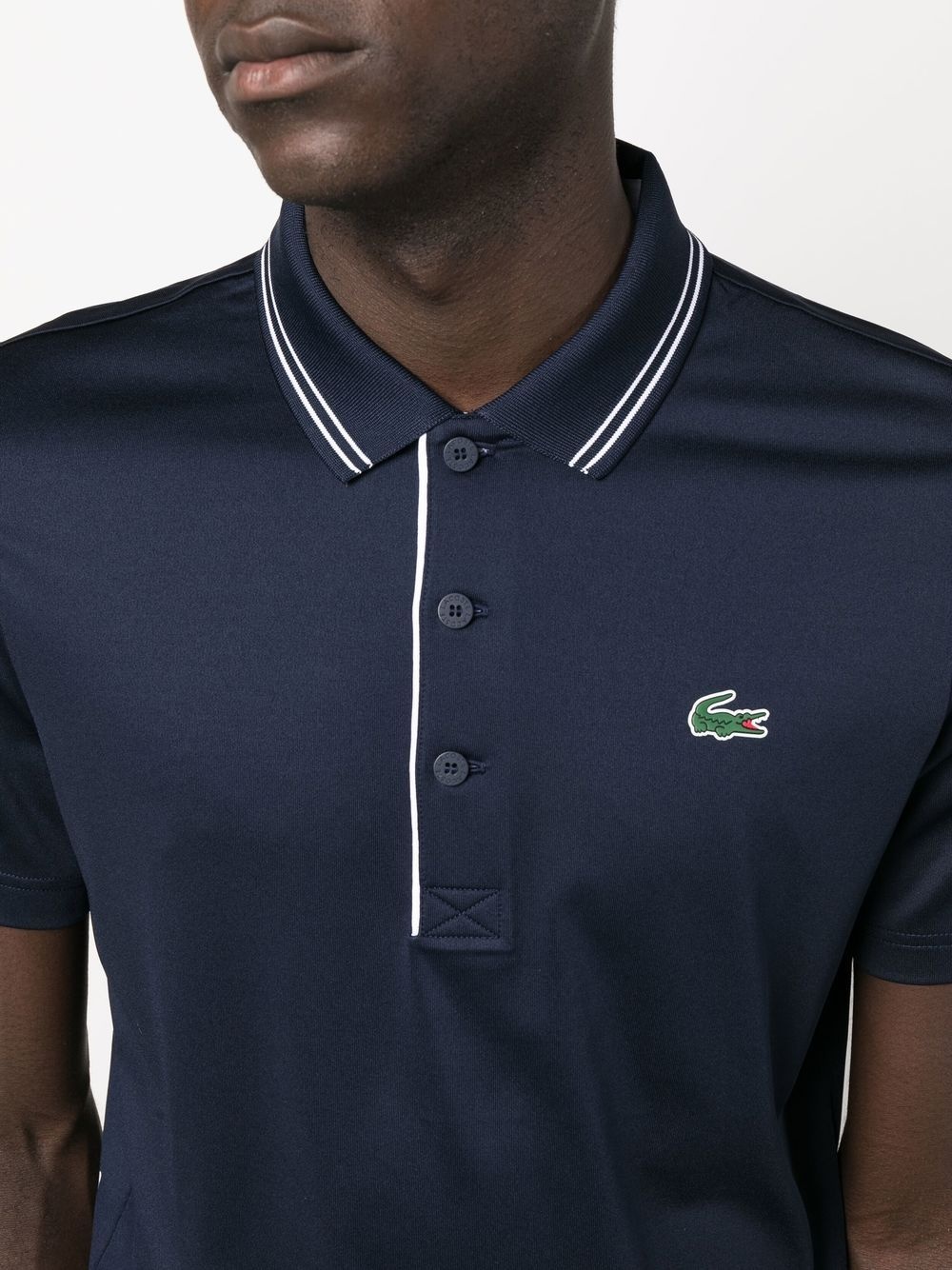 logo-embroidered polo shirt - 5