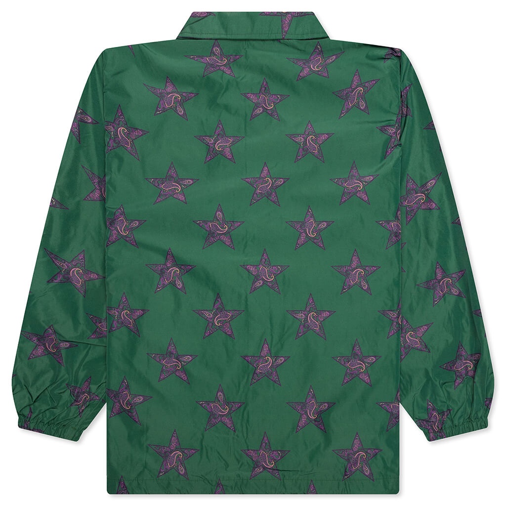 COACH JACKET - GREEN/STAR - 2