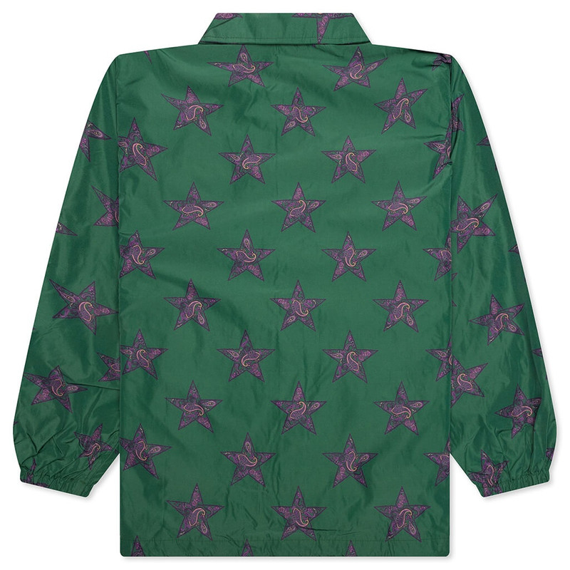 NEEDLES COACH JACKET - GREEN/STAR outlook
