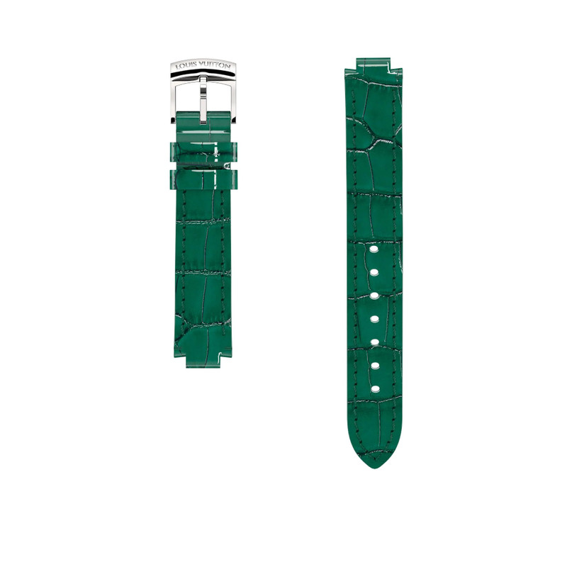 STRAP TAMBOUR ALLIGATOR EMERAUDE S/S 1