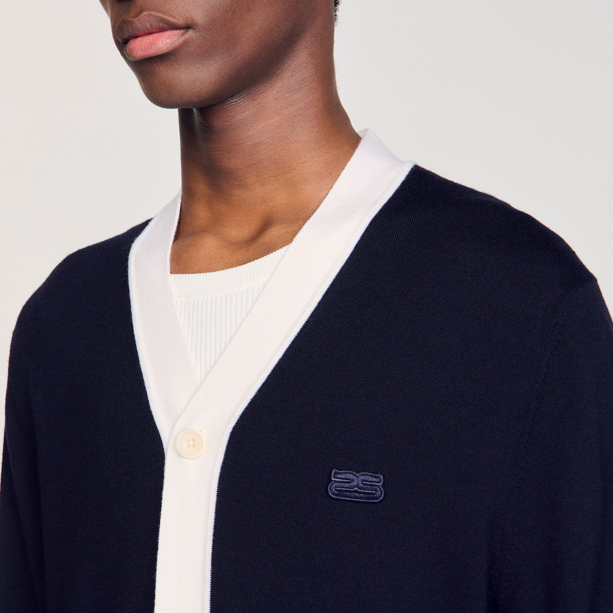 CARDIGAN WITH PATCHES - 3