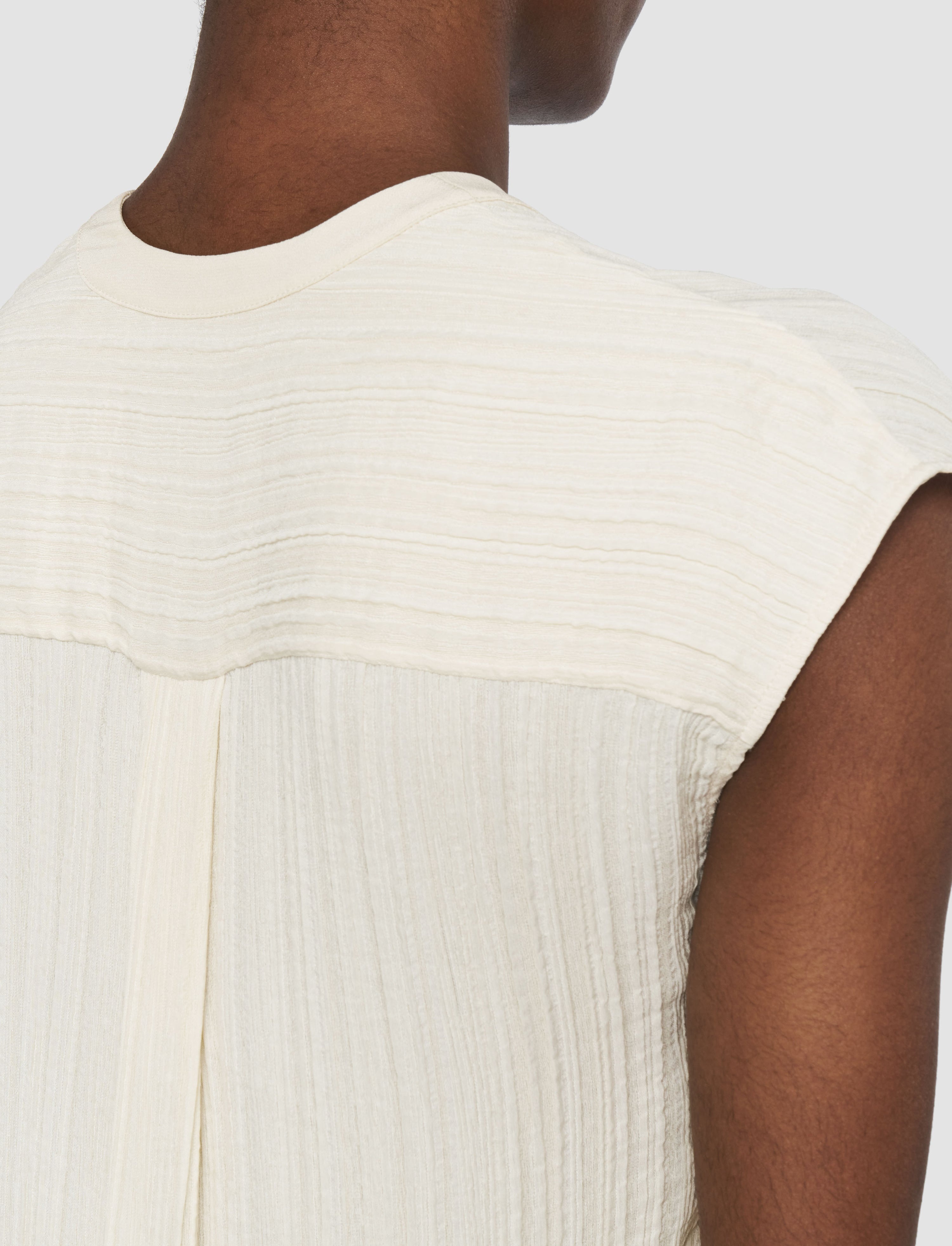 Lucien Pleat Jacquard Blouse - 5