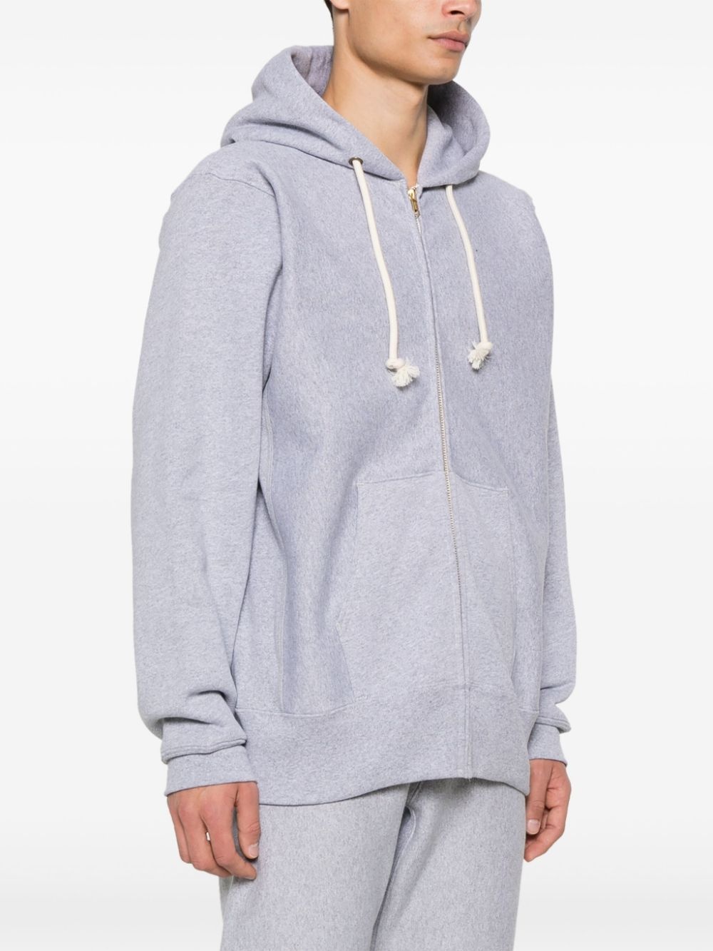 logo-embroidered hoodie - 3