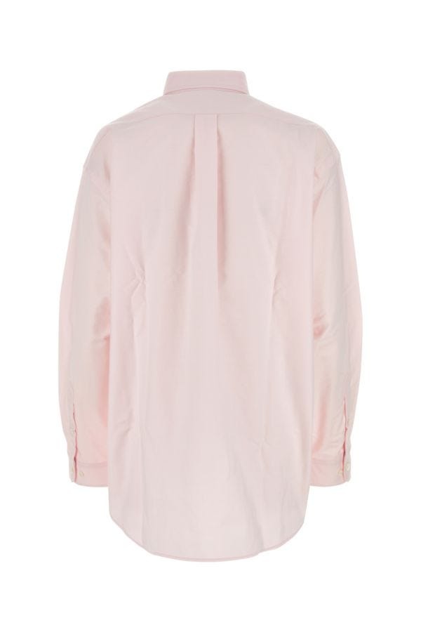Prada Woman Light Pink Oxford Oversize Shirt - 2
