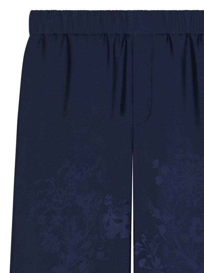 Givenchy floral jacquard trousers outlook