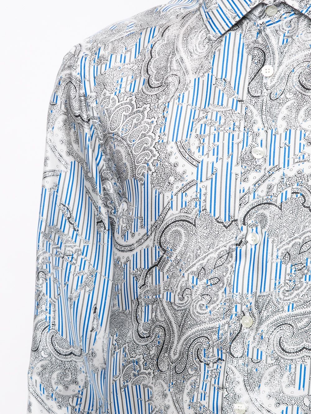 paisley-print silk shirt - 5