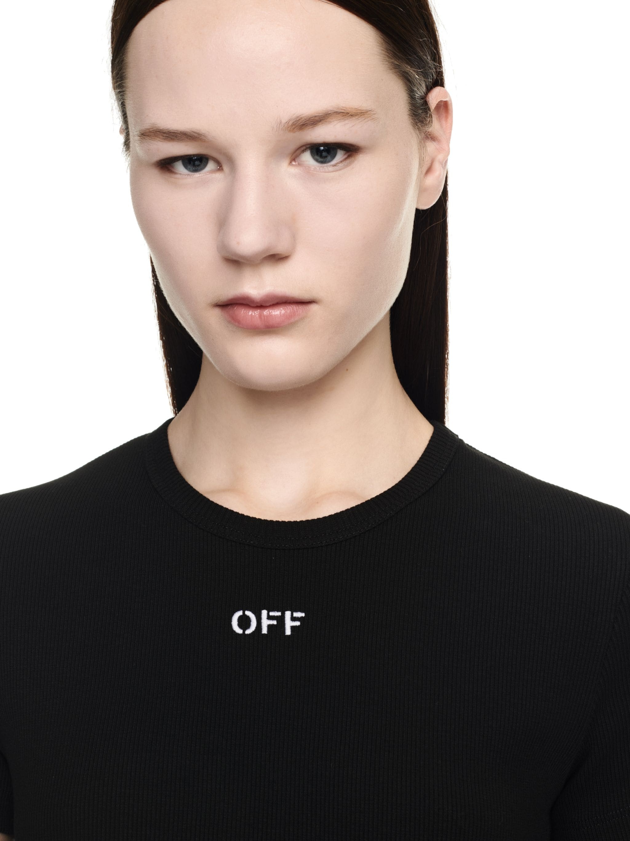 Off Stamp Rib Basic Tee - 5