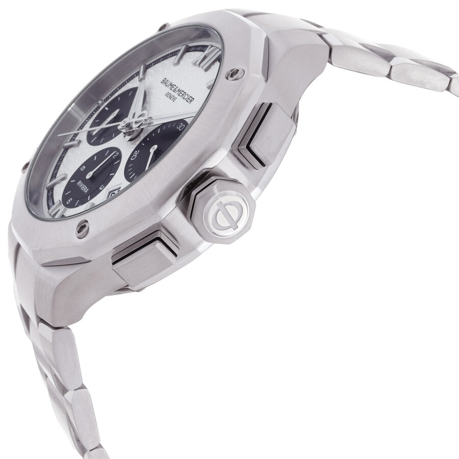 Baume Et Mercier - Baume et Mercier Riviera Chronograph Automatic White Dial Men's Watch MOA10827 - 2