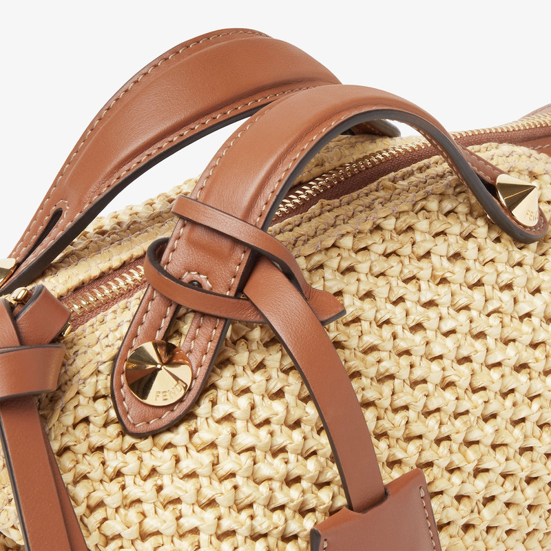 By The Way Soft Mini Woven raffia-effect material mini-bag 8